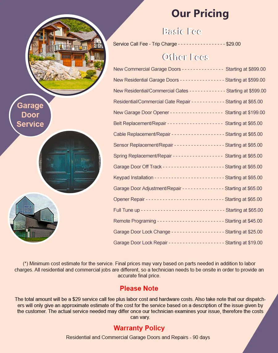 Community Garage Door Service Devens, MA 978-890-3012